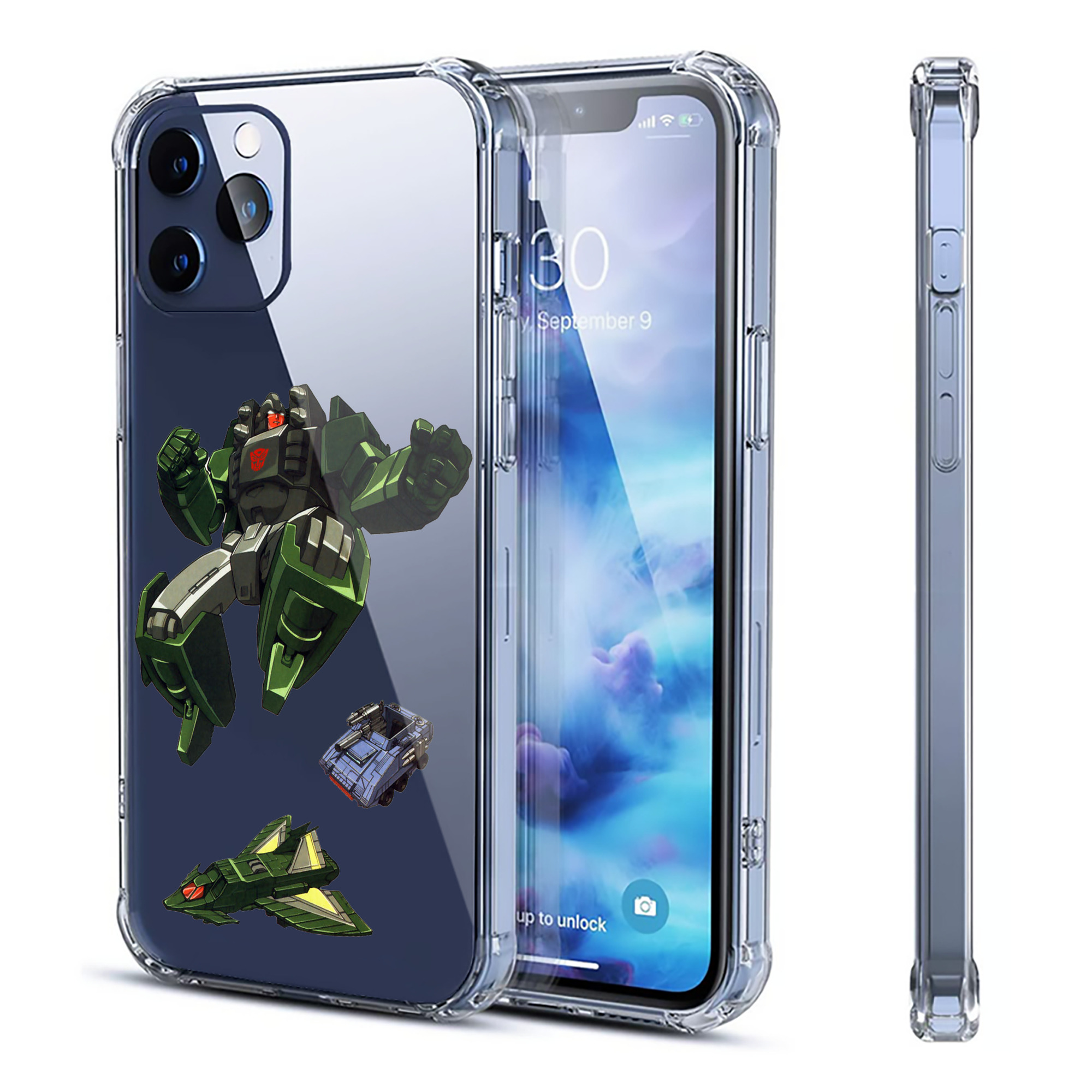 （画像用）  【iPhone 12シリーズ対応】透明スマホケース（クリアソフトケース）